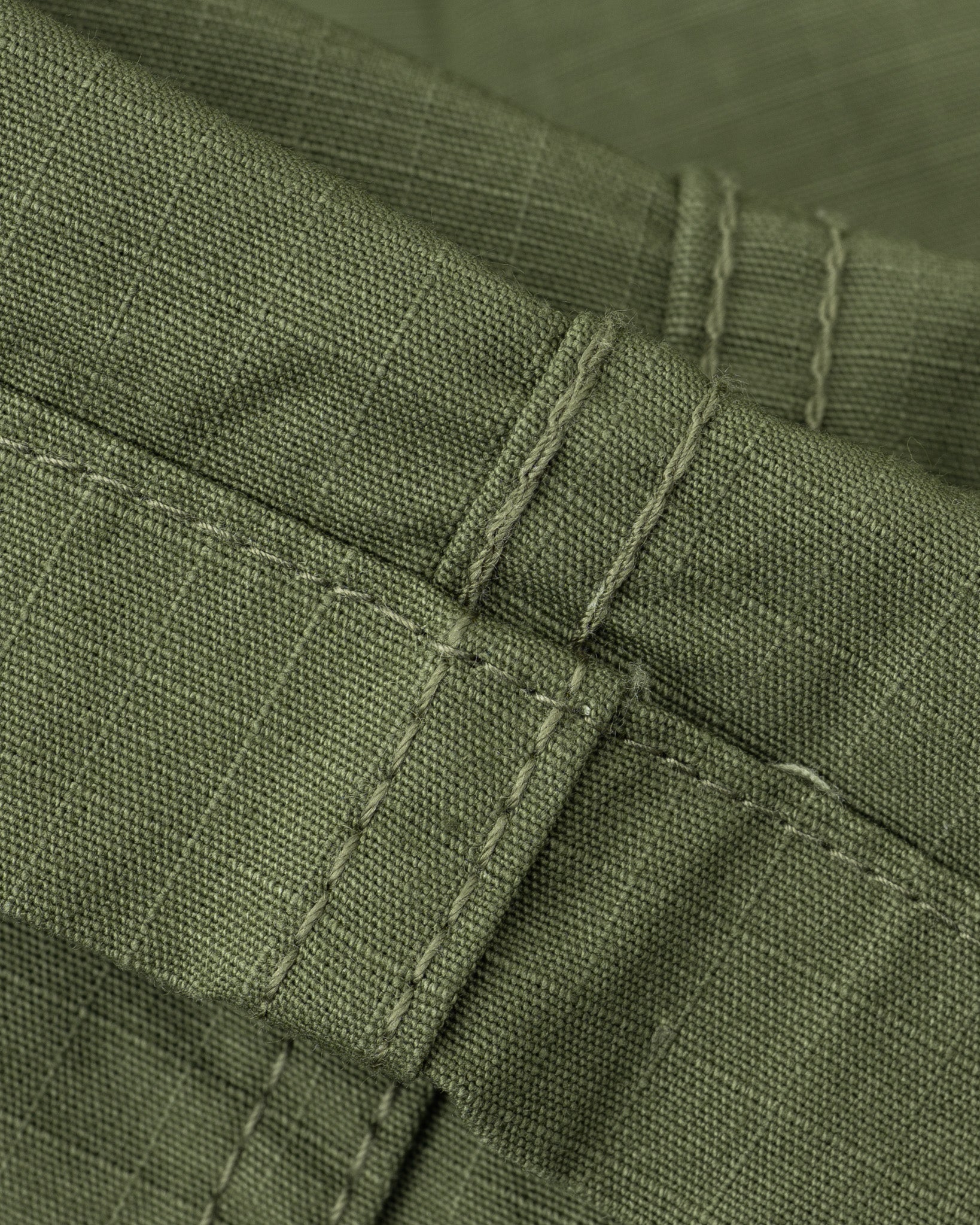 IH-747-GRN Iron Heart 8oz Ripstop Baker Pants - Army Green