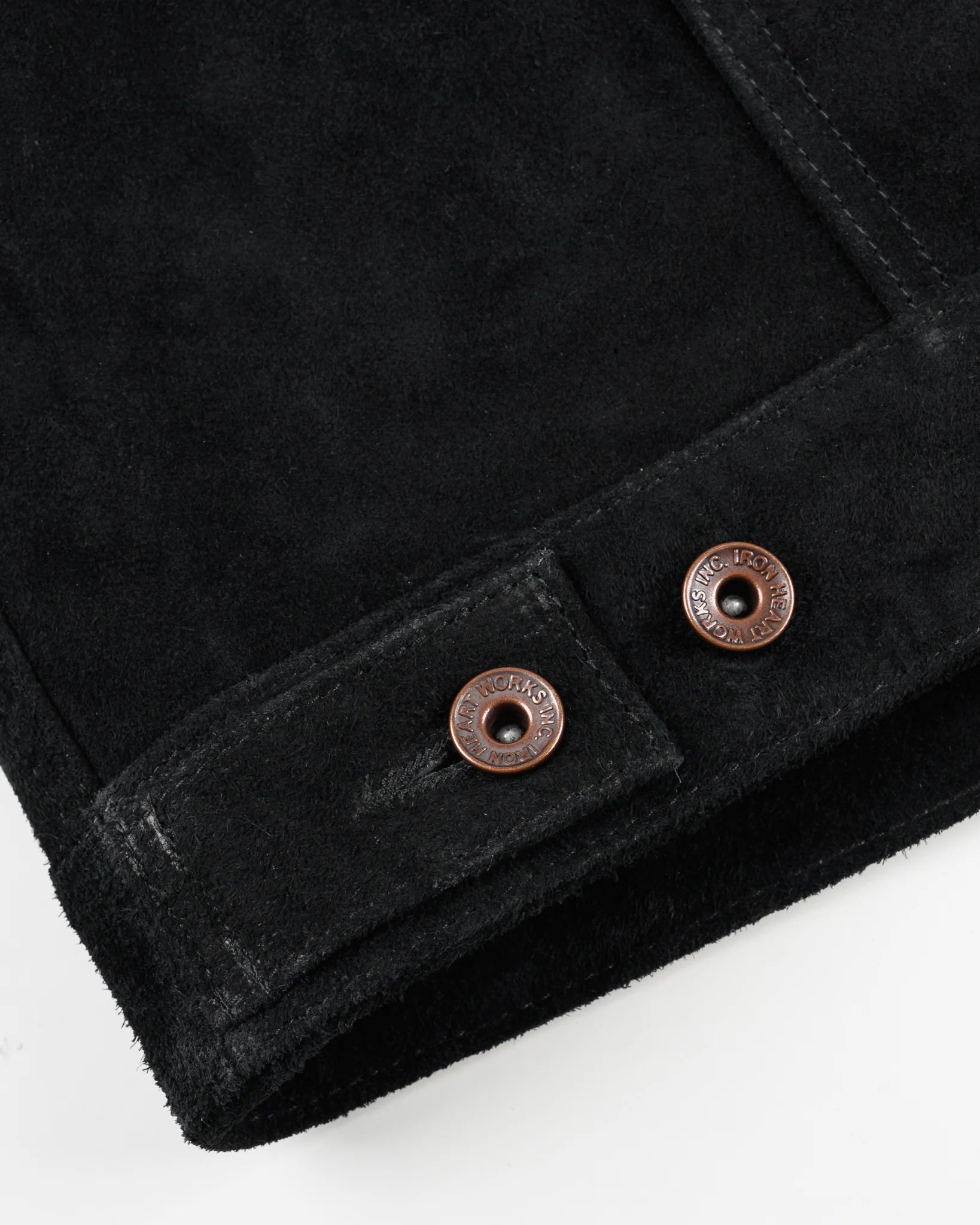 IHJ-49-BLK Iron Heart Split Steer Modified Type III Jacket - Black