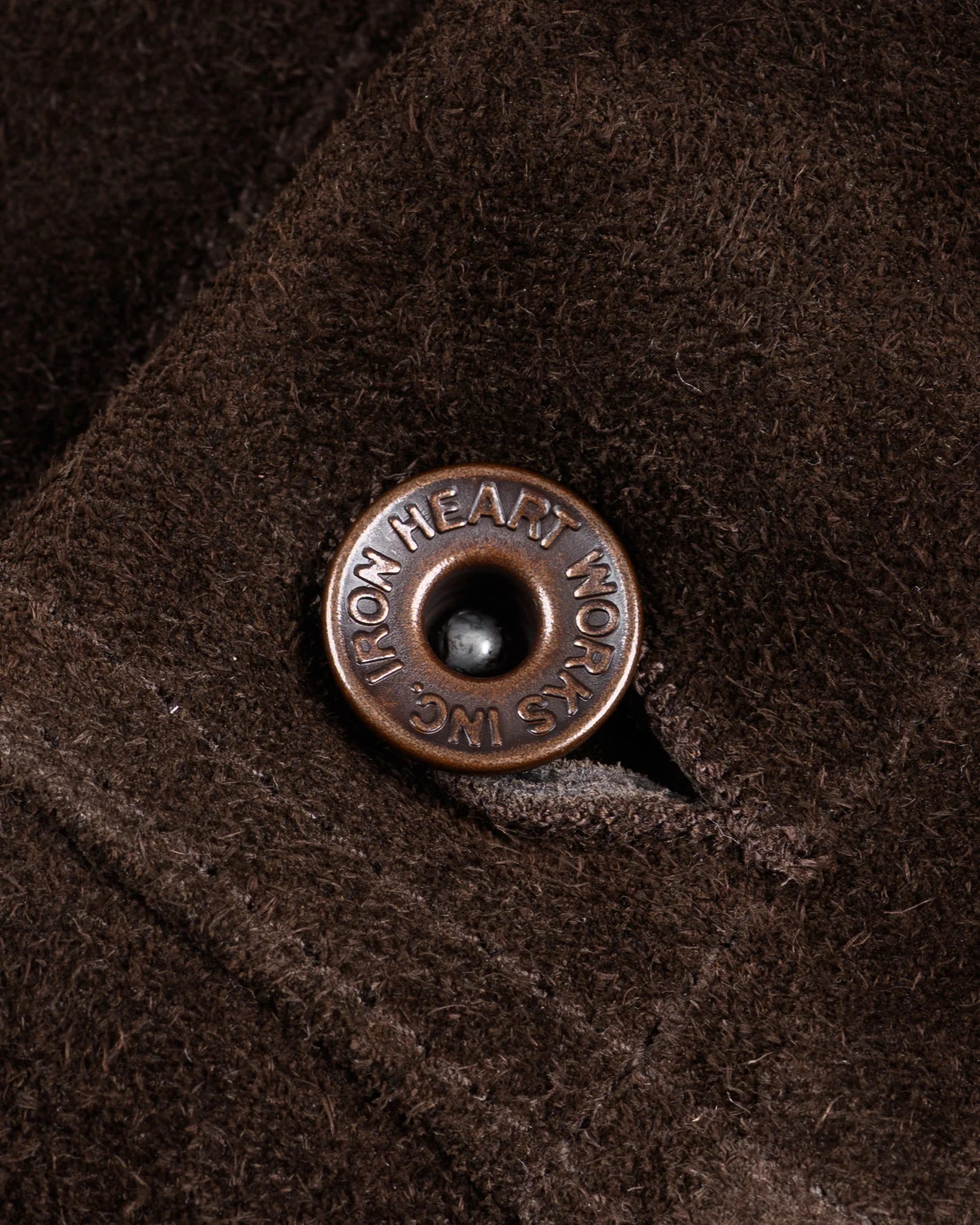 IHJ-49-BRN Iron Heart Split Steer Modified Type III Jacket - Brown