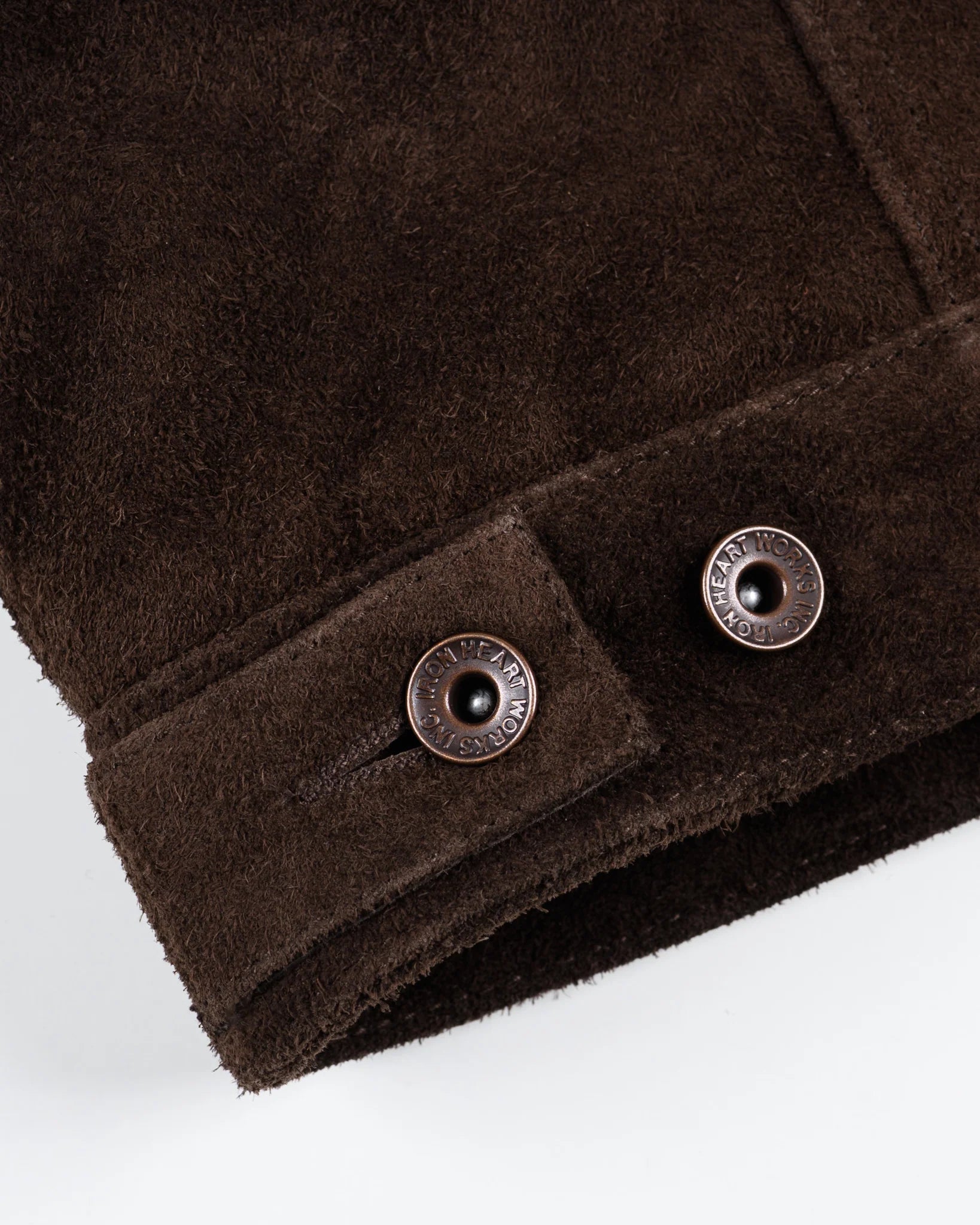 IHJ-49-BRN Iron Heart Split Steer Modified Type III Jacket - Brown