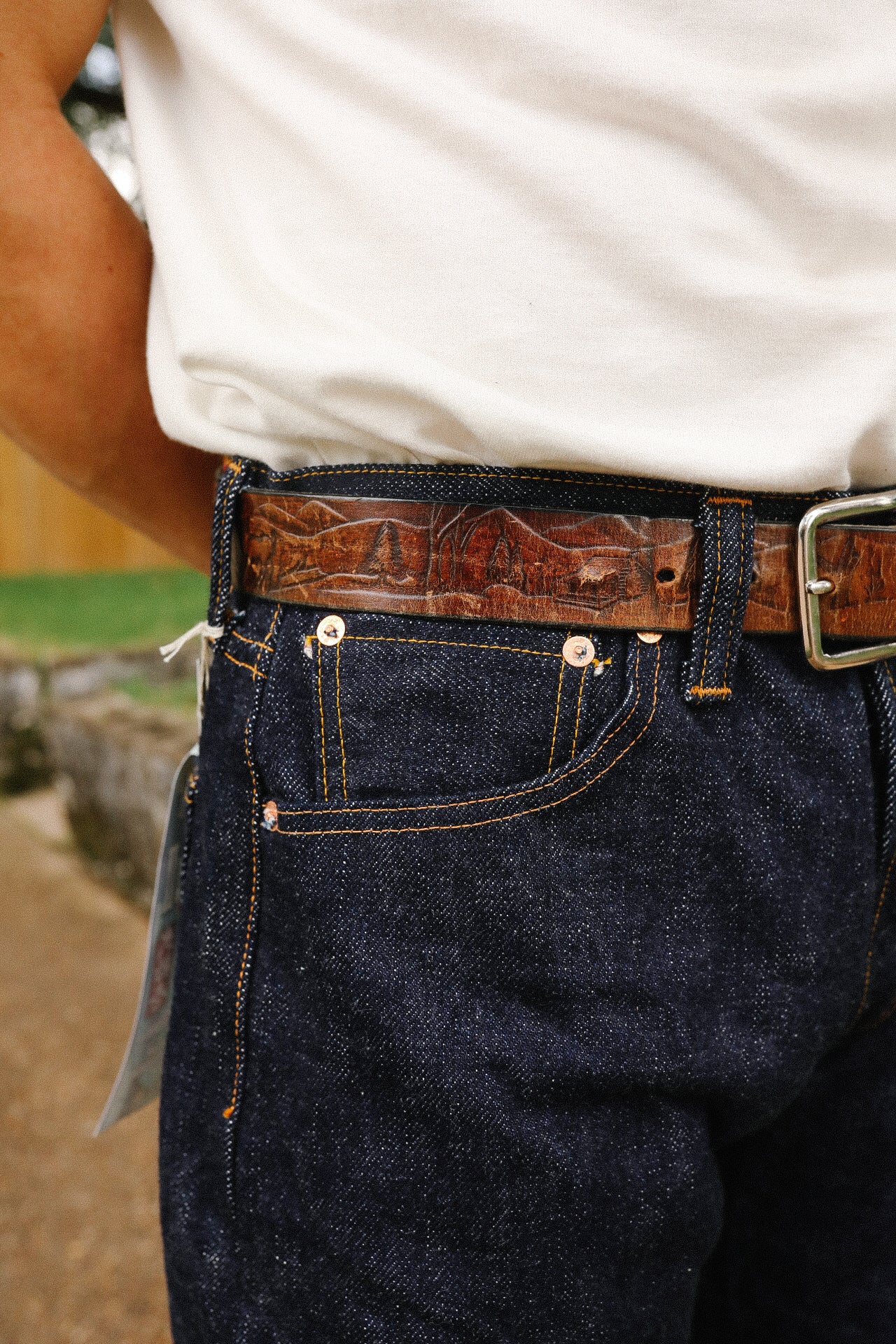 21oz Zero Model Slim Straight Jean- Indigo (S5000VX21ozⅡ) – Iron