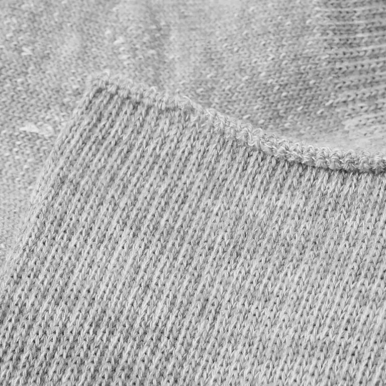 Washi Pile Crew Sock in Gray