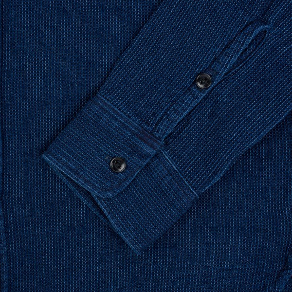 Waffle Work Shirt - Indigo IHSH-96-IND