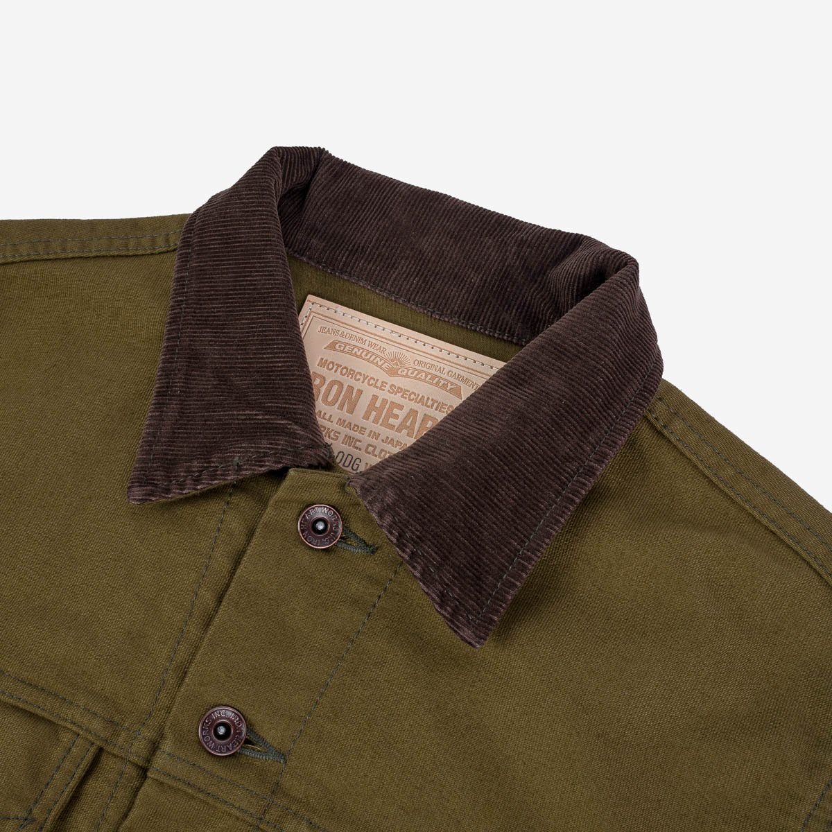 12oz Whipcord Modified Type III Jacket - Olive Drab Green