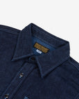 10oz Selvedge Denim Work Shirt - Indigo Overdyed Blue
