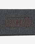 Heavy Duty "Tochigi" Leather Belt - BLACK