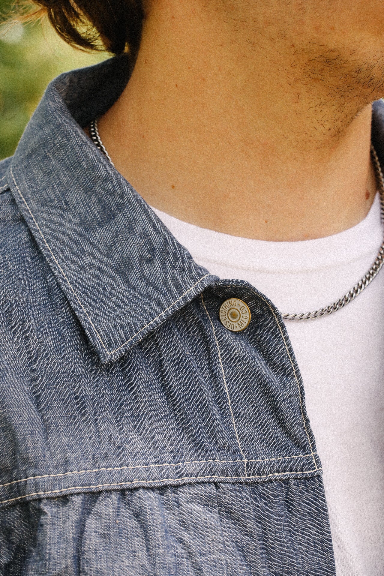 2nd Type Chambray Jacket- Blue (W902-J)