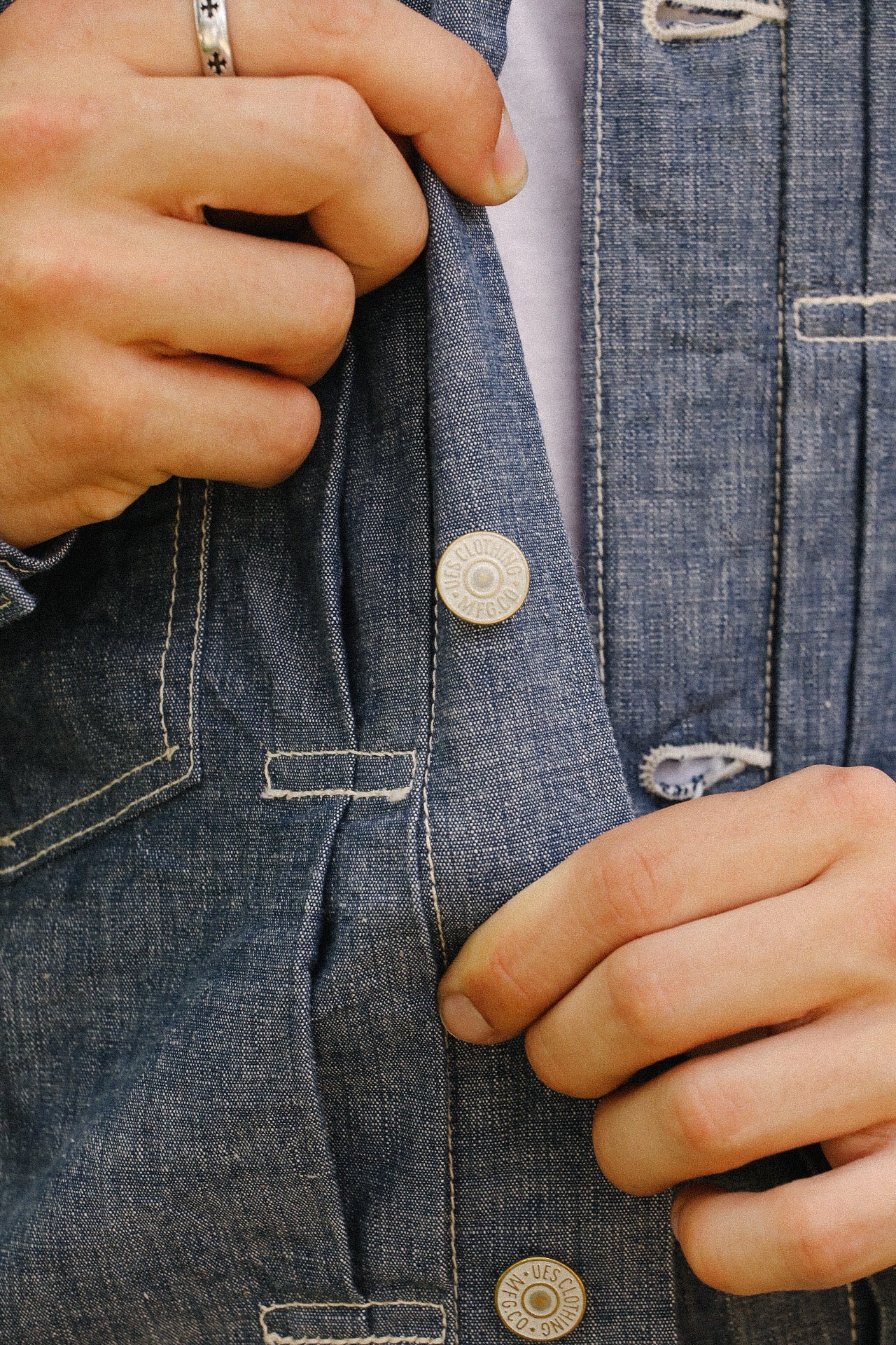 2nd Type Chambray Jacket- Blue (W902-J)