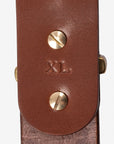 Heavy Duty "Tochigi" Leather Belt - Brown (B-GRADE)-size M