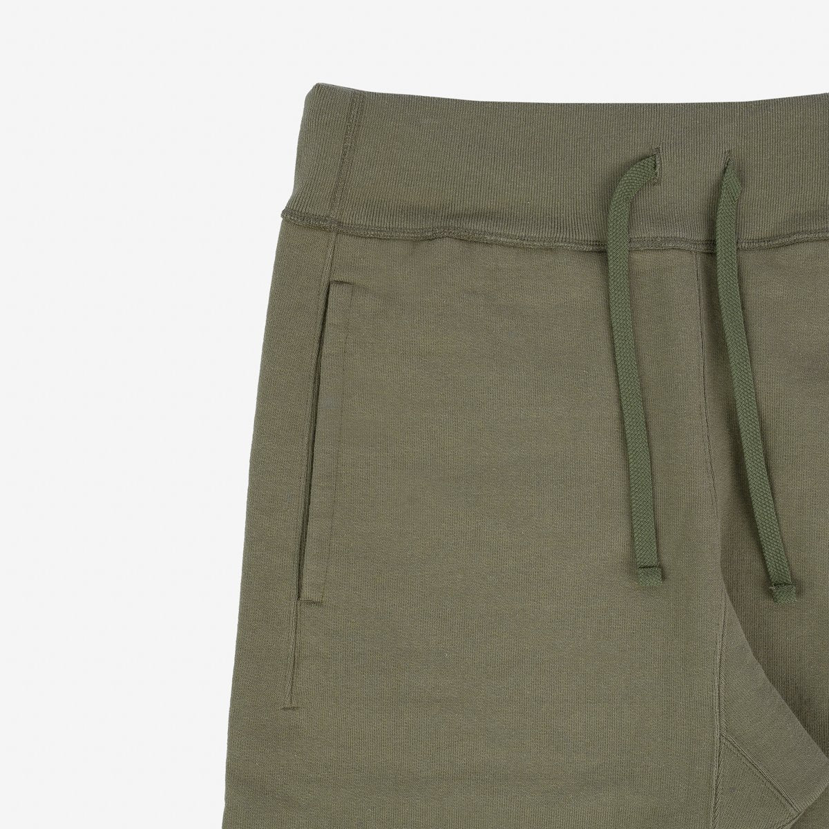 14oz Ultra Heavyweight Loopwheel Cotton Sweat Pants - Olive