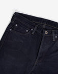 IH-555S-21od 21oz Selvedge Denim Super Slim Cut Jeans - Indigo Overdyed Black