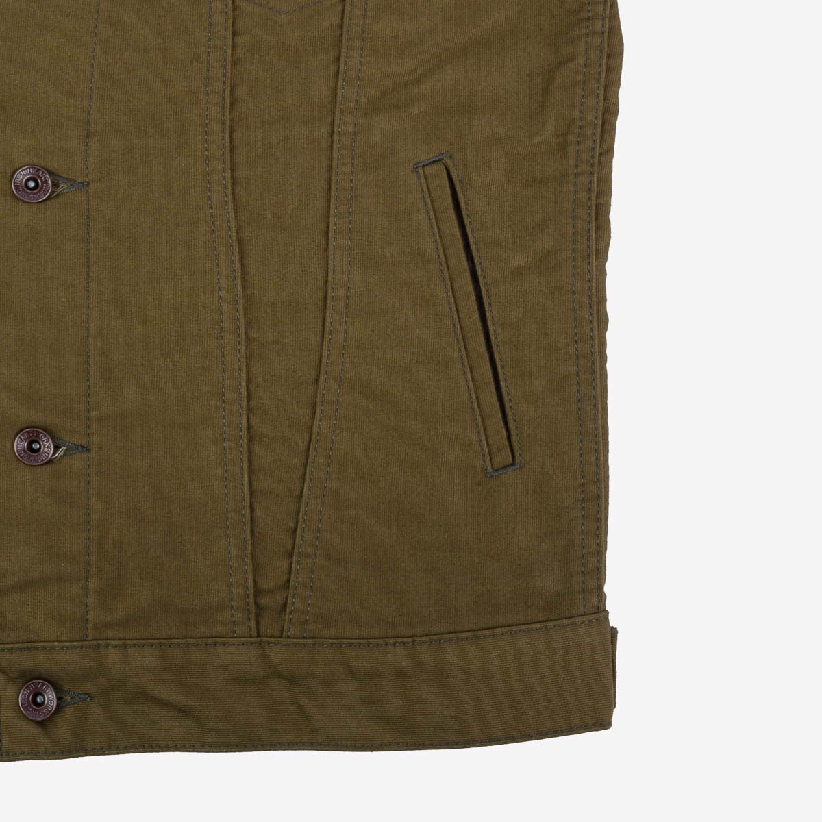 12oz Whipcord Modified Type III Jacket - Olive Drab Green
