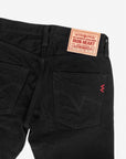 14oz Selvedge Denim Slim Tapered Cut Jeans - Black/Black IH-777S-142bb