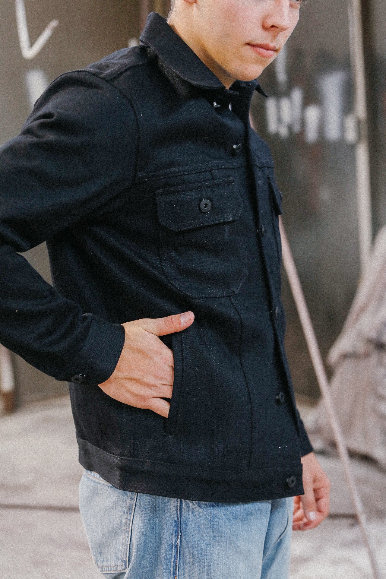 Cruiser Jacket -17oz Cryptic Stealth – Iron Shop Provisions