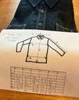 12oz Selvedge Denim Work Shirt With Snaps - Indigo