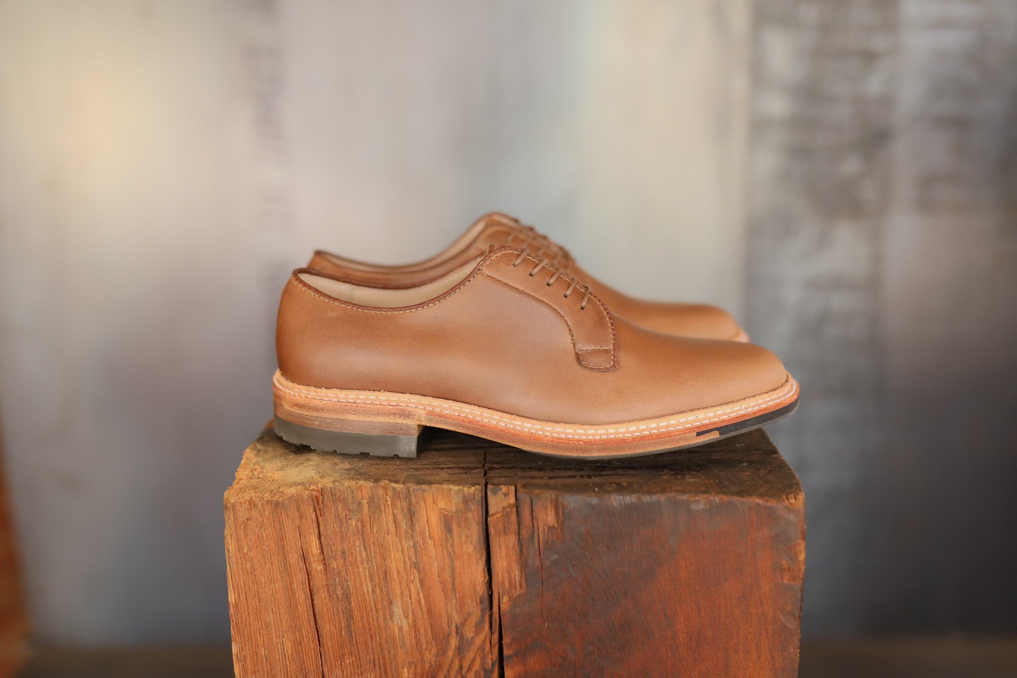 9501C Plain Toe Blucher-Natural Chromexcel – Iron Shop Provisions