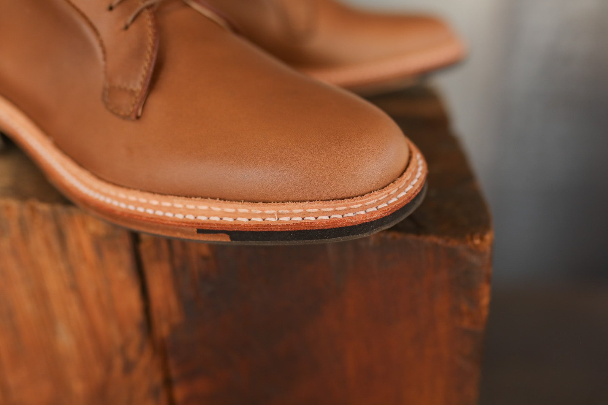 9501C Plain Toe Blucher-Natural Chromexcel – Iron Shop Provisions