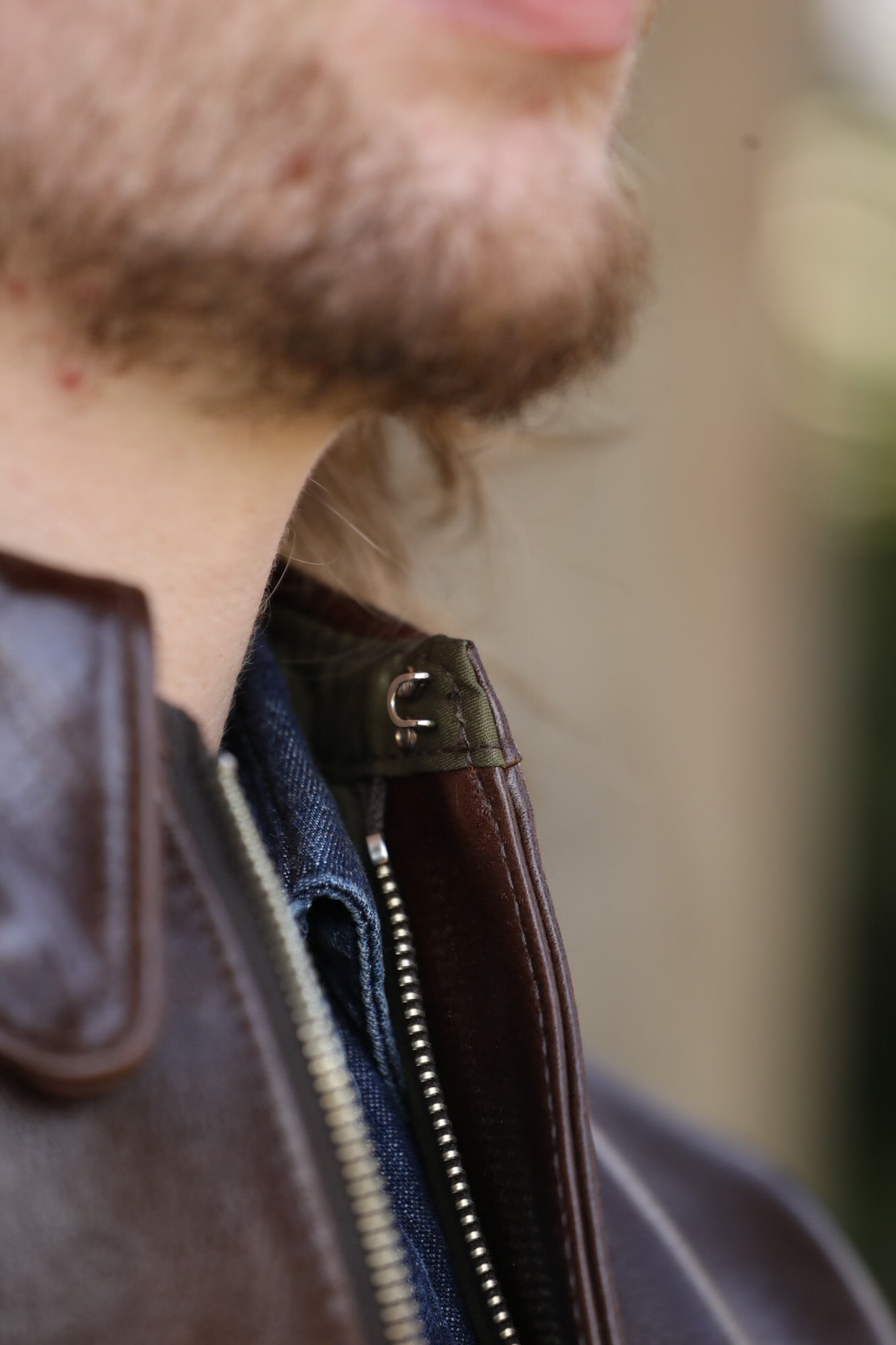 A-2 Leather Jacket- Pull Up Horse Brown