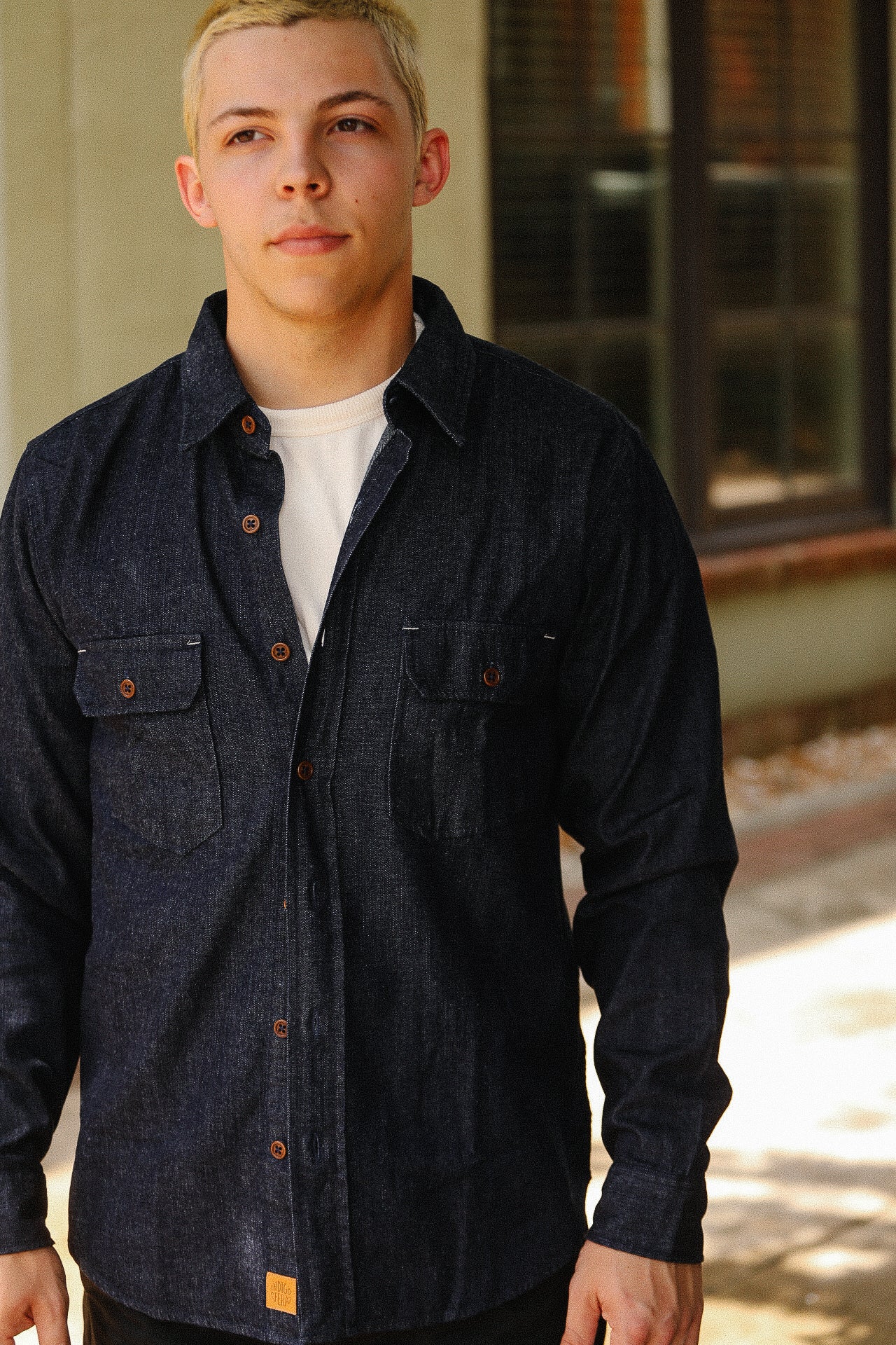 Alamo Shirt 8oz Denim- Indigo – Iron Shop Provisions