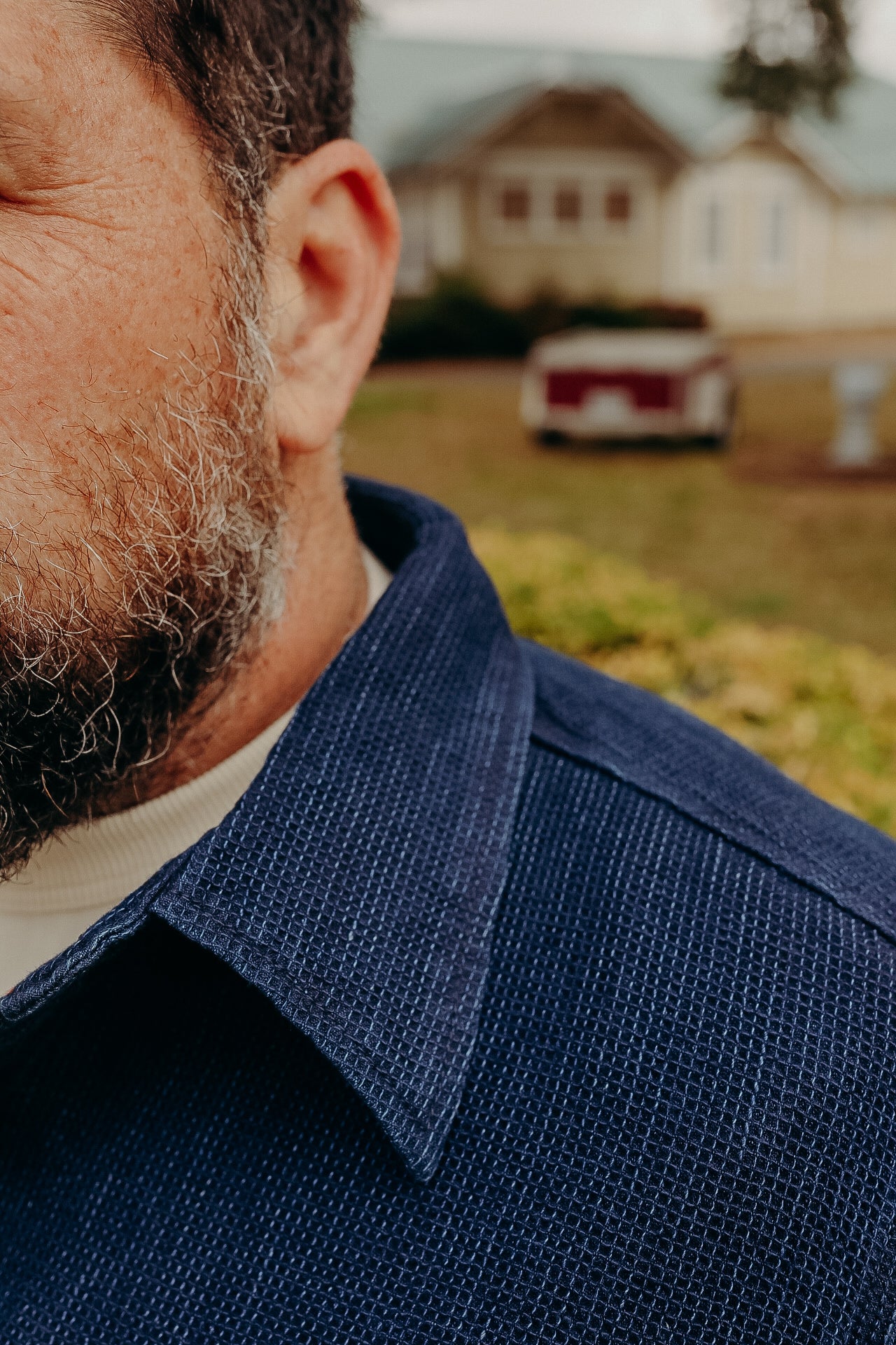 Waffle Work Shirt - Indigo IHSH-96-IND