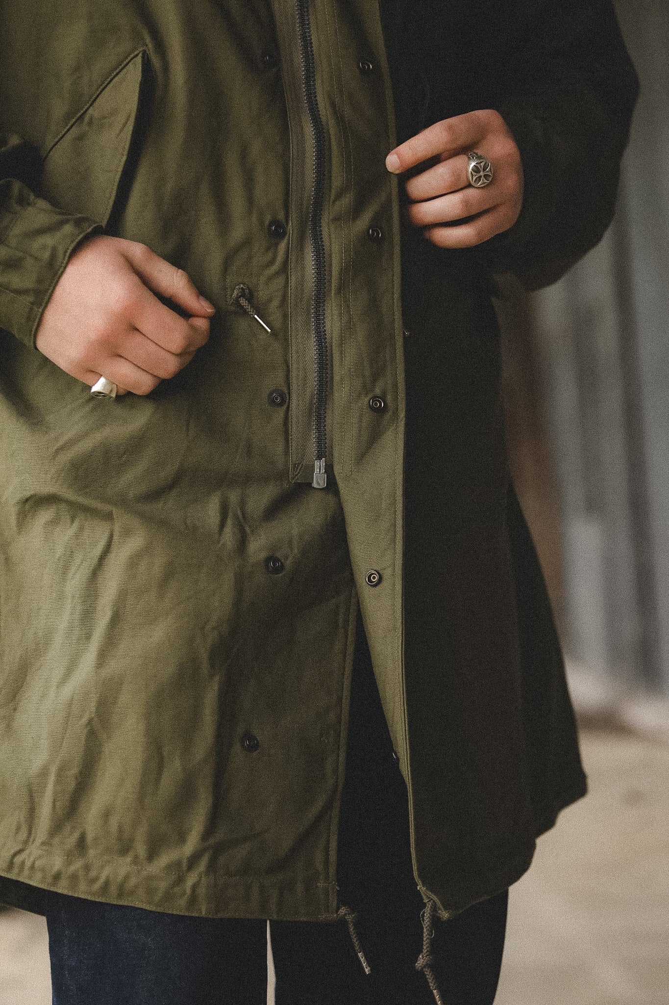 BR12266 Buzz Rickson M-51 Parka- Olive – Iron Shop Provisions