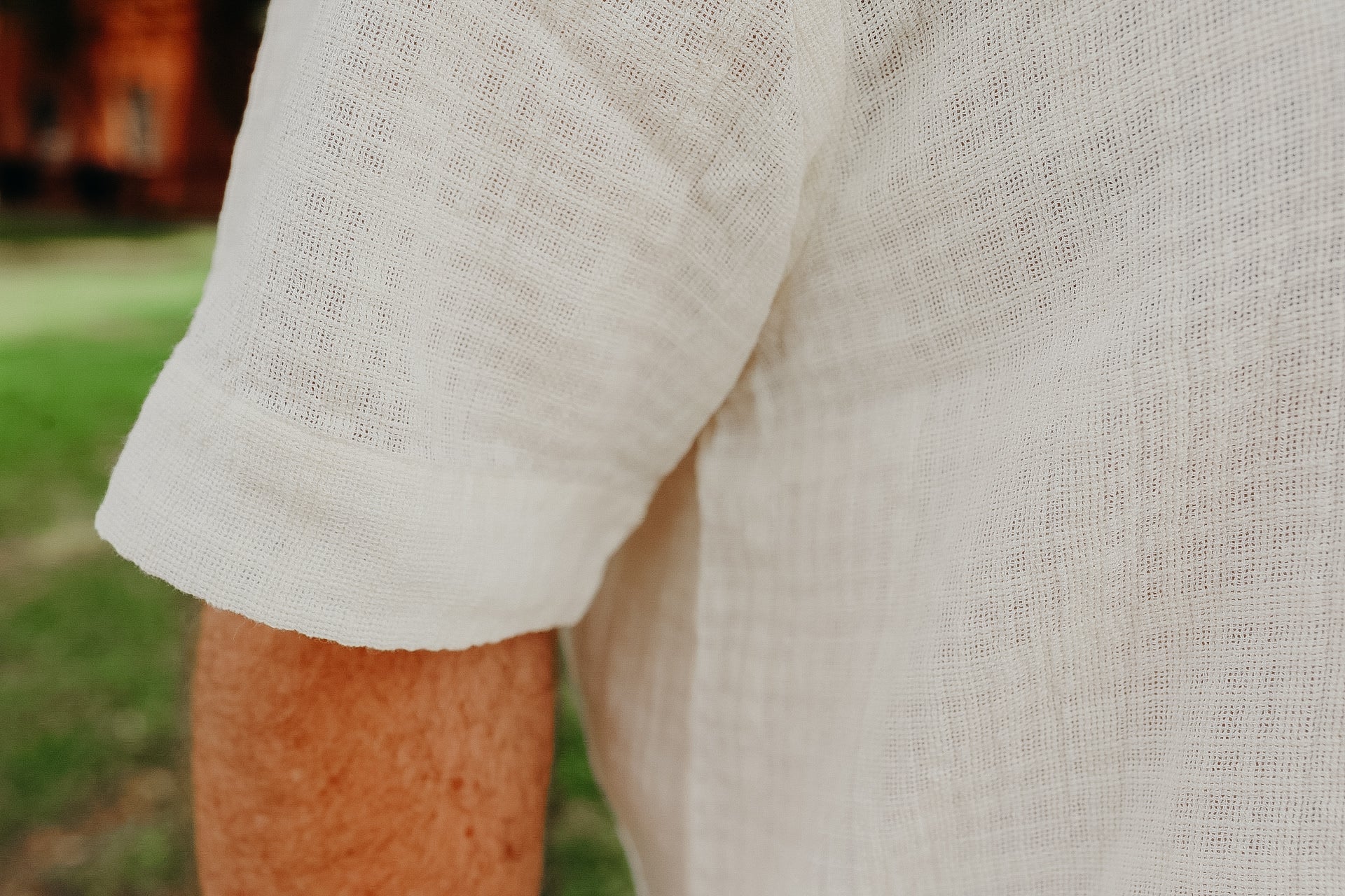 Resort Shirt- Natural Gauze