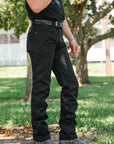 Wilkes Western Cut- 17oz Black Slub