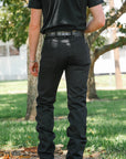Wilkes Western Cut- 17oz Black Slub
