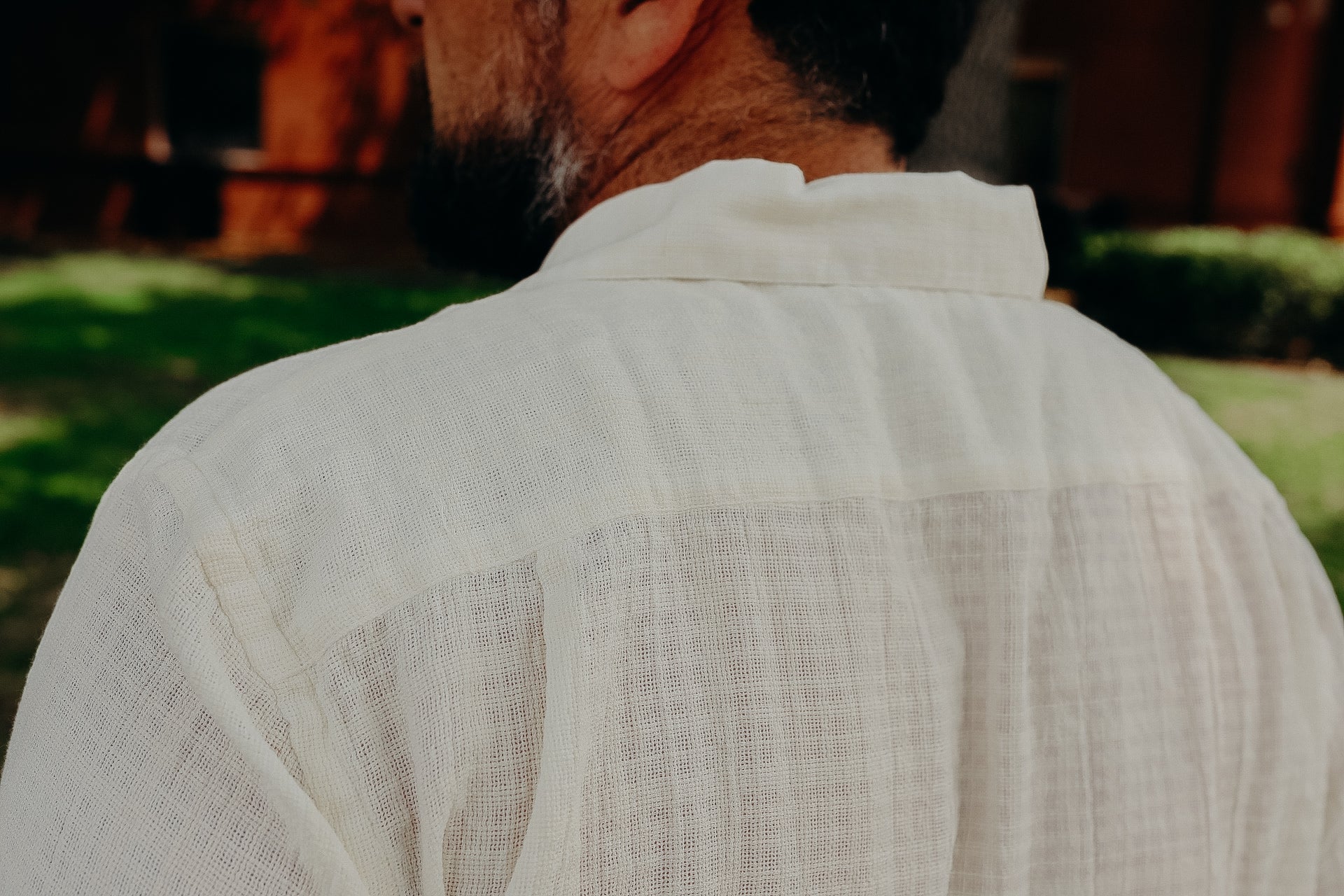 Resort Shirt- Natural Gauze