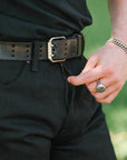 Wilkes Western Cut- 17oz Black Slub