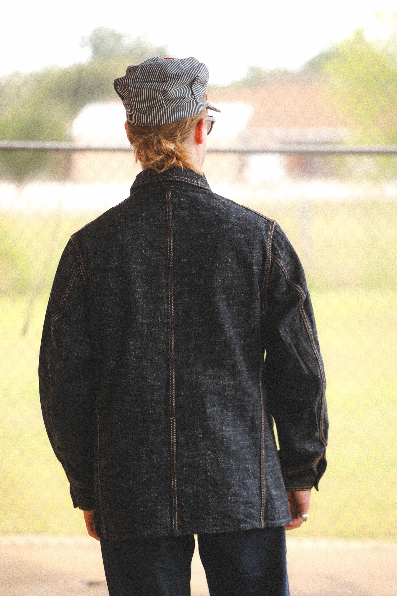 D4620 Studio D'Artisan GL3 Selvedge Denim Coverall Jacket- Indigo