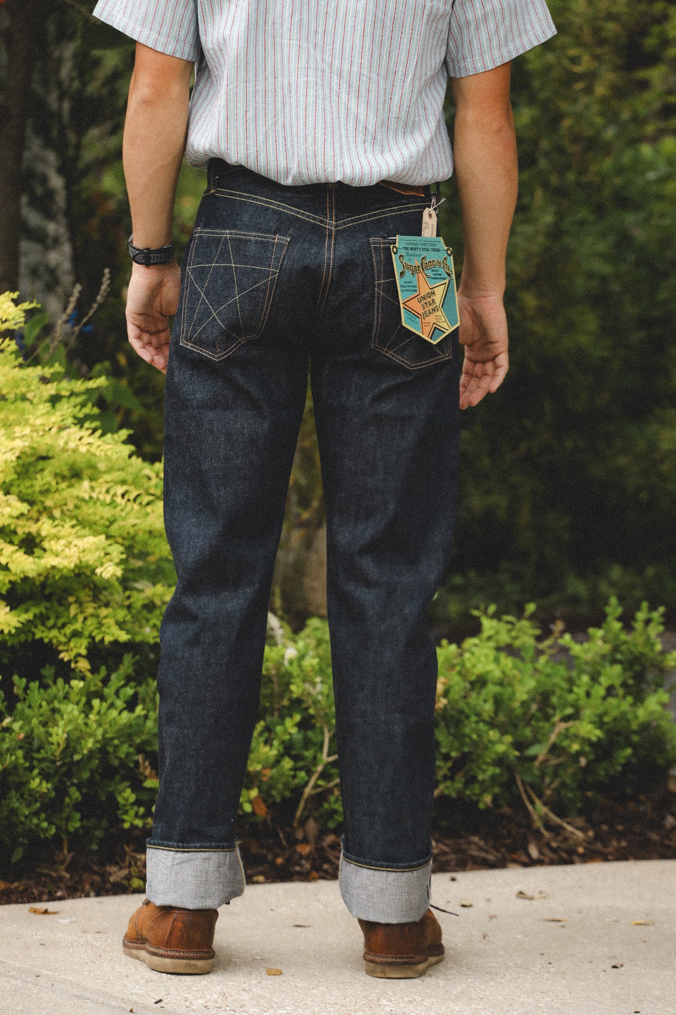 SC40065 Sugar Cane 14.25oz Union Star Jeans- Indigo