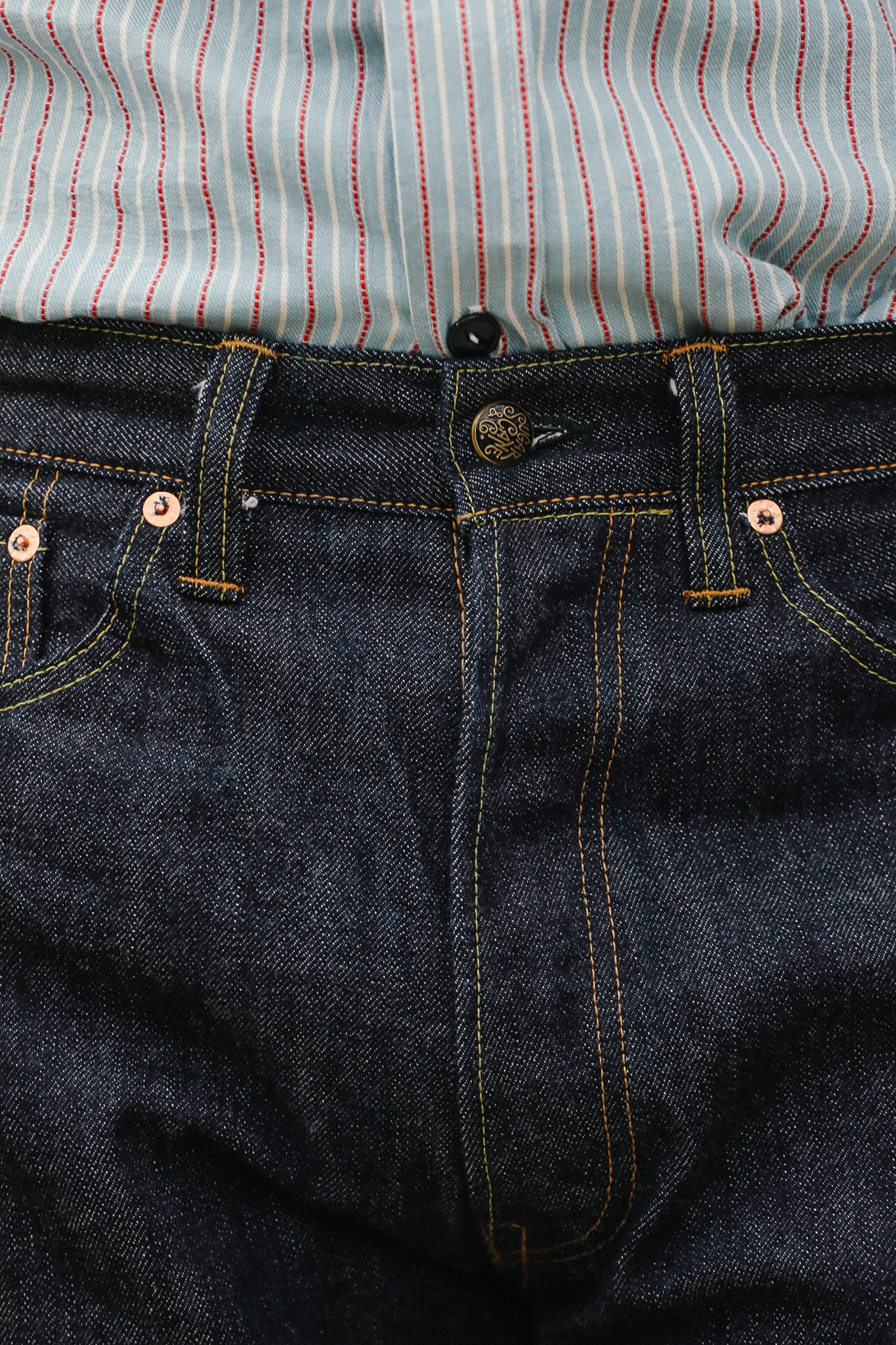 SC40065 Sugar Cane 14.25oz Union Star Jeans- Indigo