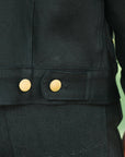 High Low Denim Jacket- 14oz Black Aces High