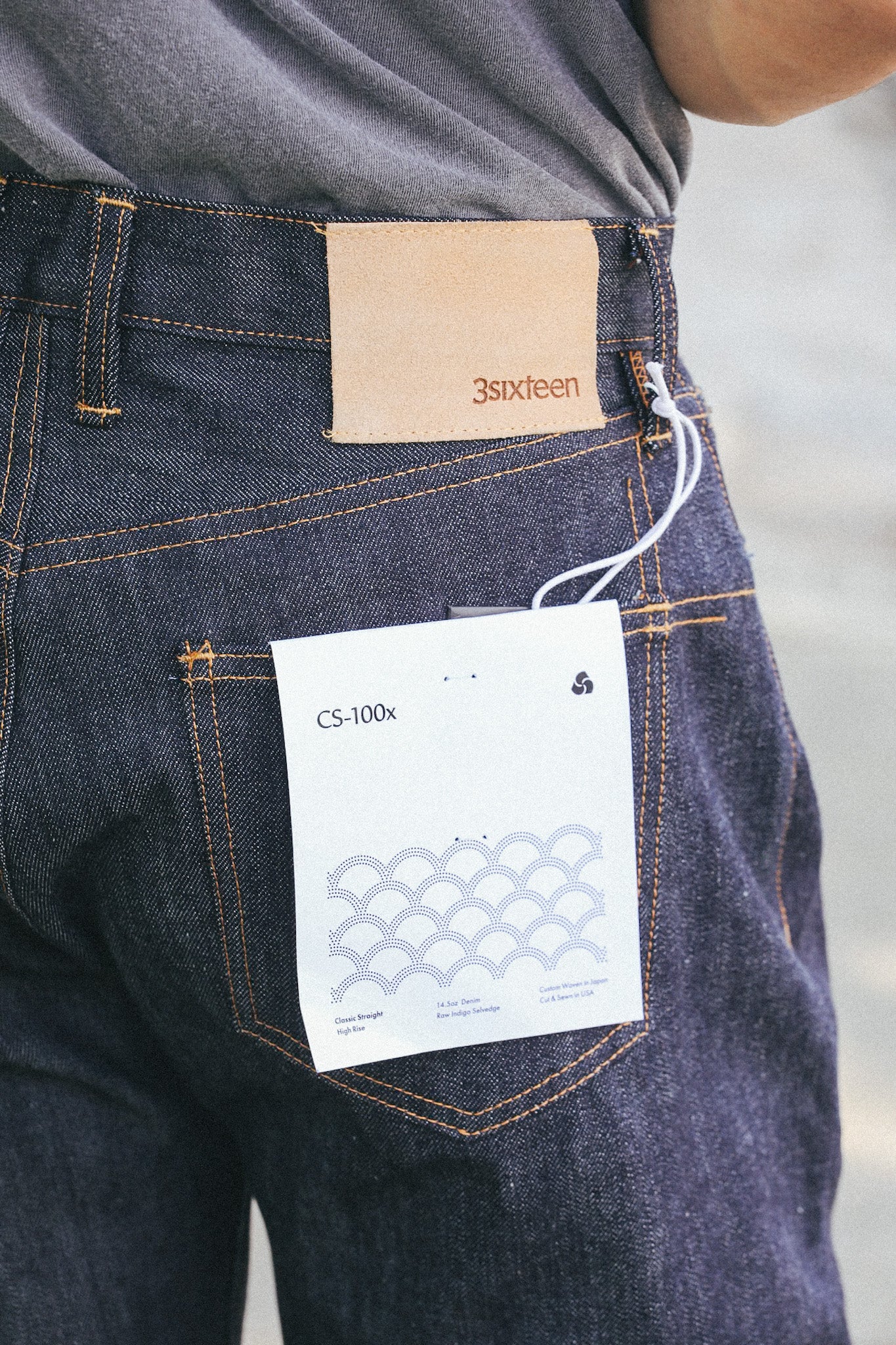 CS⁠-⁠100x Classic Straight ⁠-⁠ Indigo Selvedge