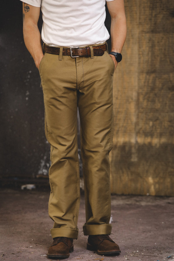 Scratch'n'Dent IH-720-KHA Iron Heart 11oz Cotton Whipcord Work Pants - Khaki (36)