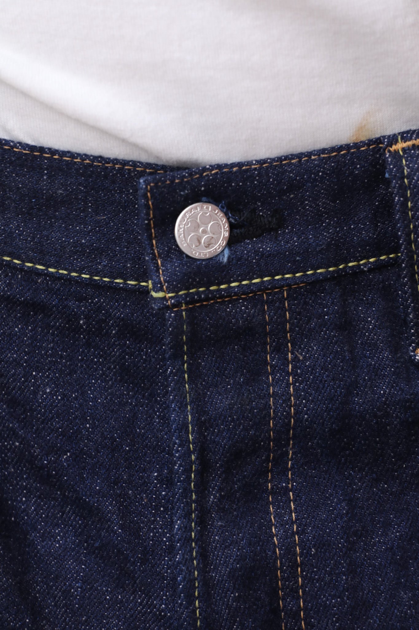 18oz Regular Straight &quot;AI+ Sakura Selvedge&quot; -Cherry Blossom/ Indigo (S500AX-SAKURA)