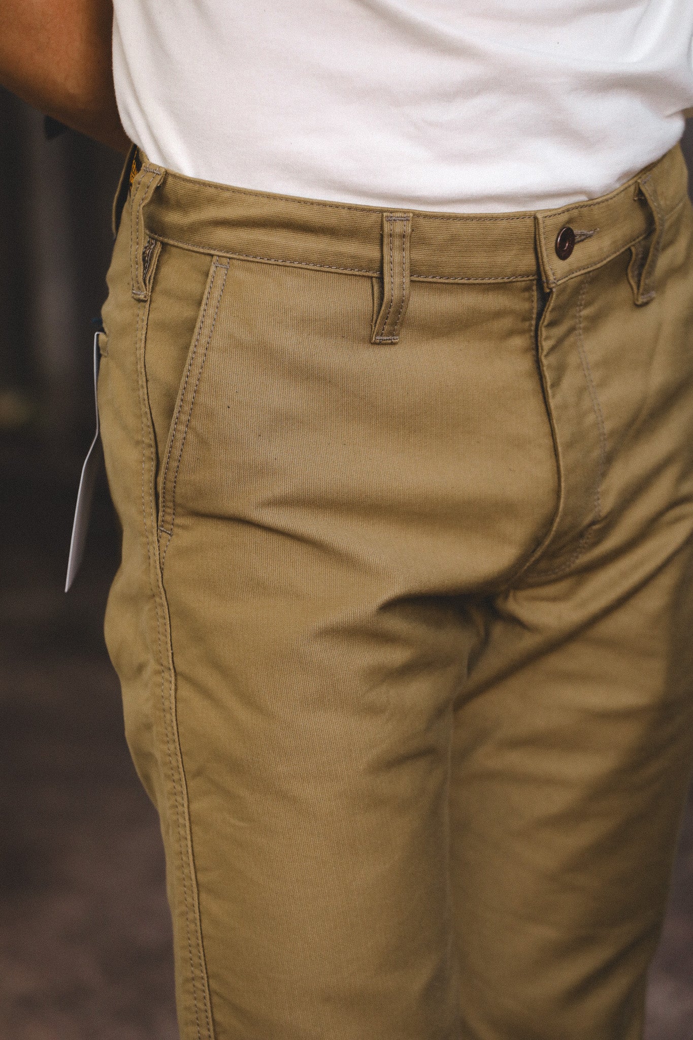 IH-720-KHA Iron Heart 11oz Cotton Whipcord Work Pants - Khaki