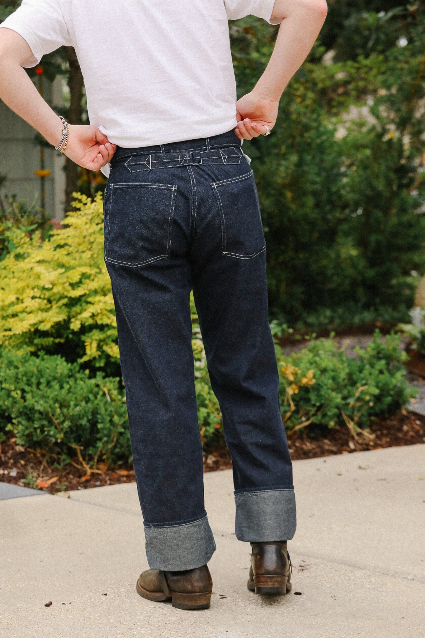 BR41106 Buzz Rickson U.S. Army Denim Working Trousers- Indigo