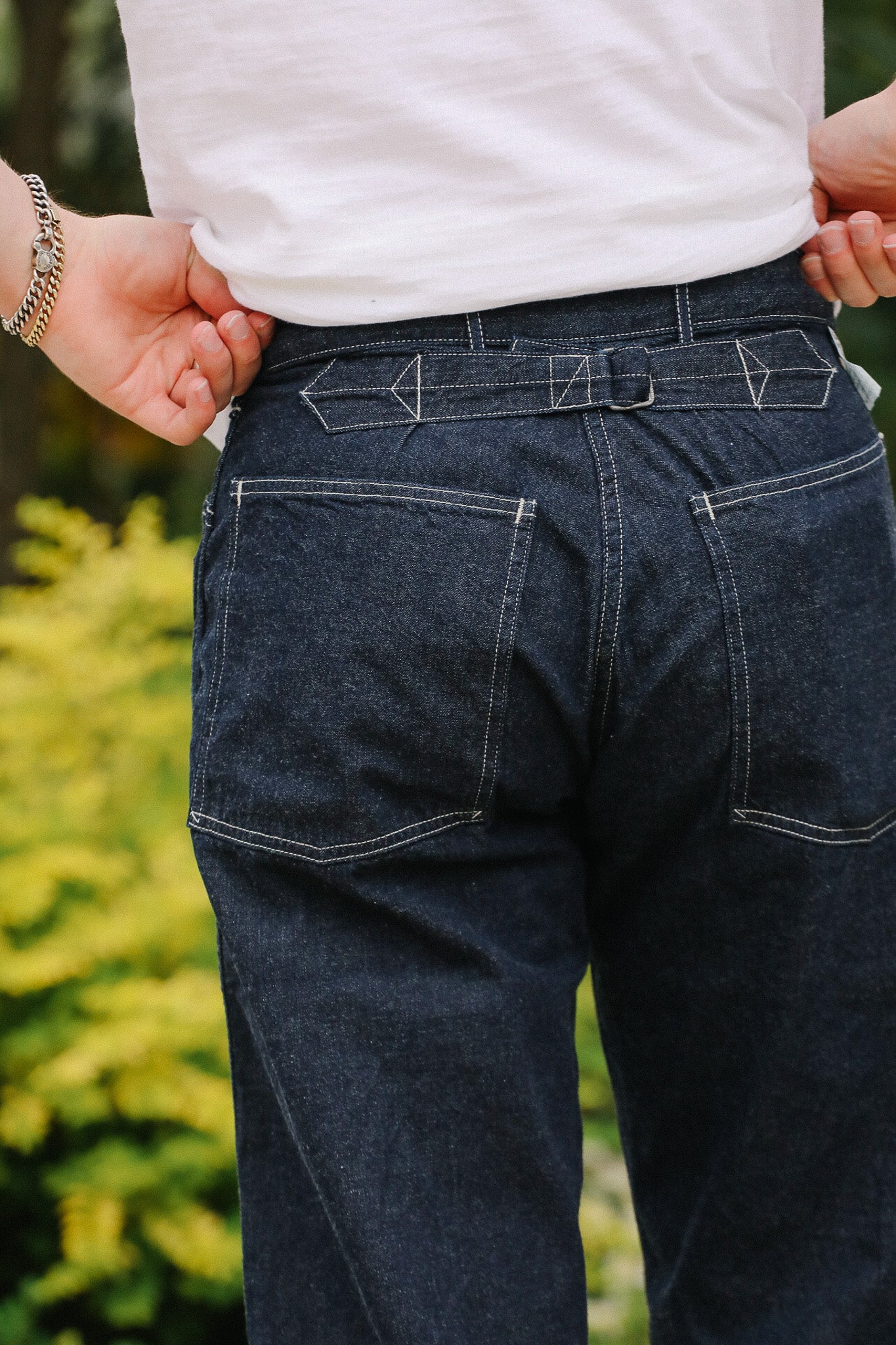 BR41106 Buzz Rickson U.S. Army Denim Working Trousers- Indigo