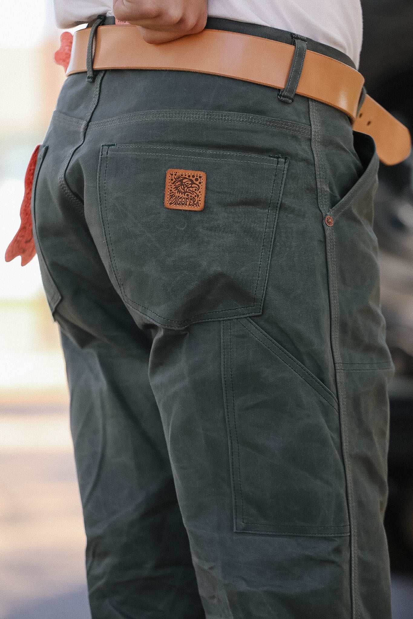 Indigofera Wendell Pants- Coated Canvas