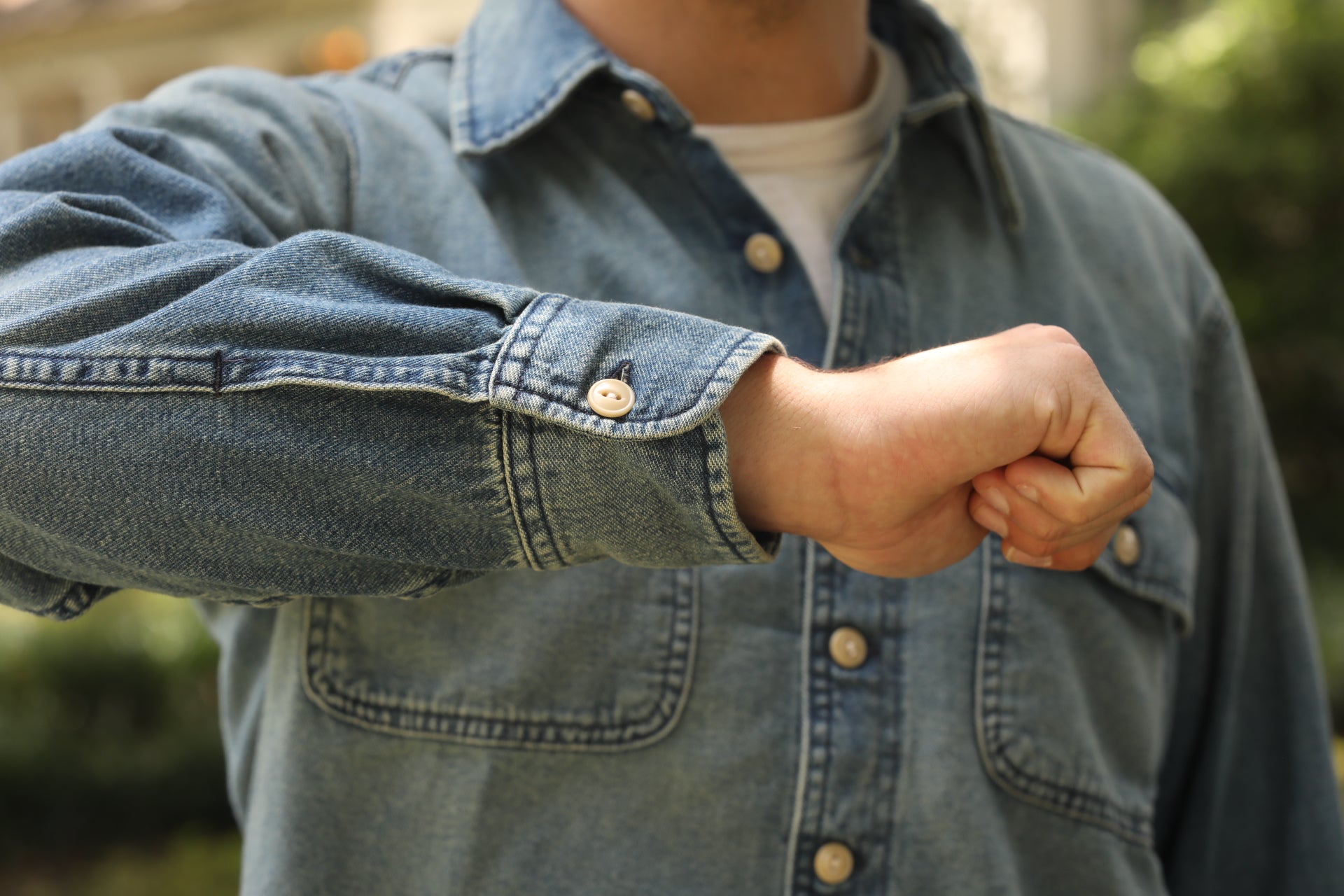 Rogue Territory Field Shirt- Washed Out Indigo