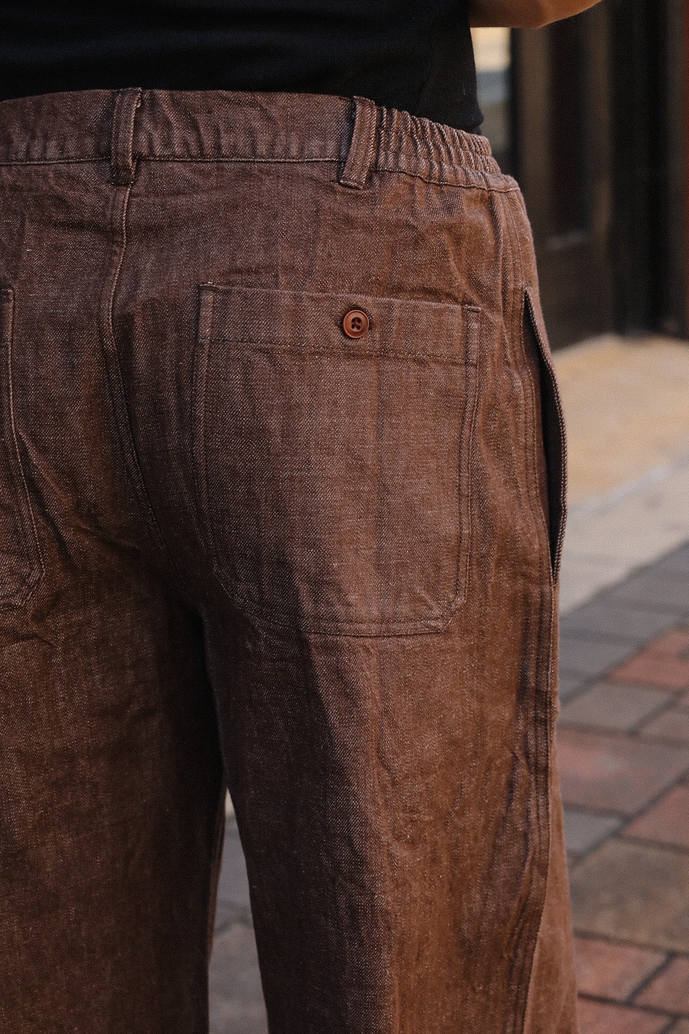 Harvest Pant- Brown Denim
