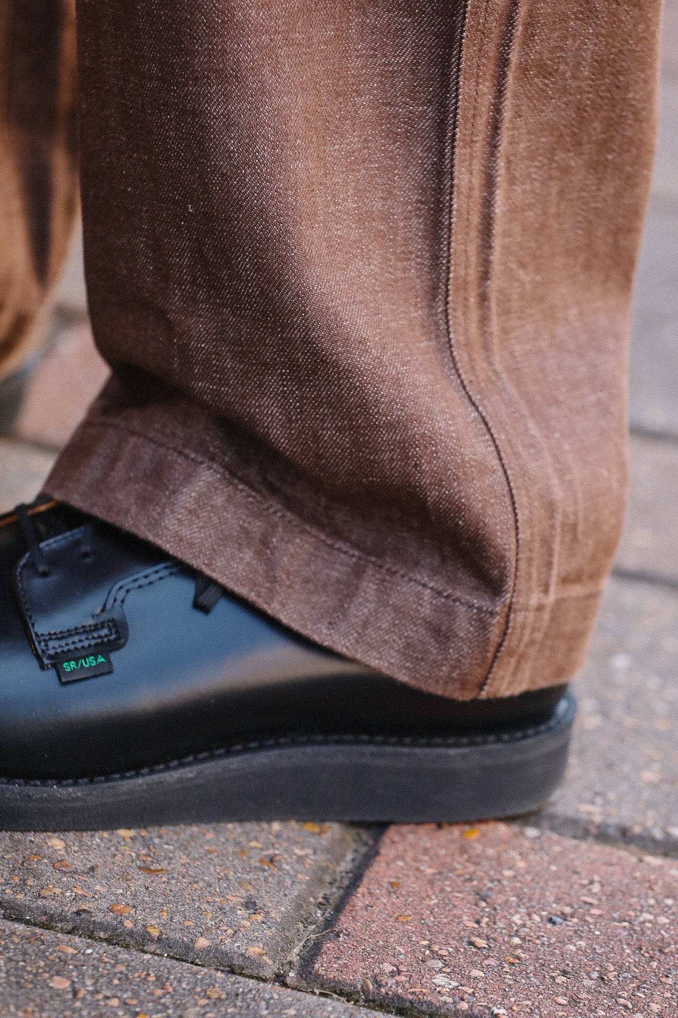 Harvest Pant- Brown Denim