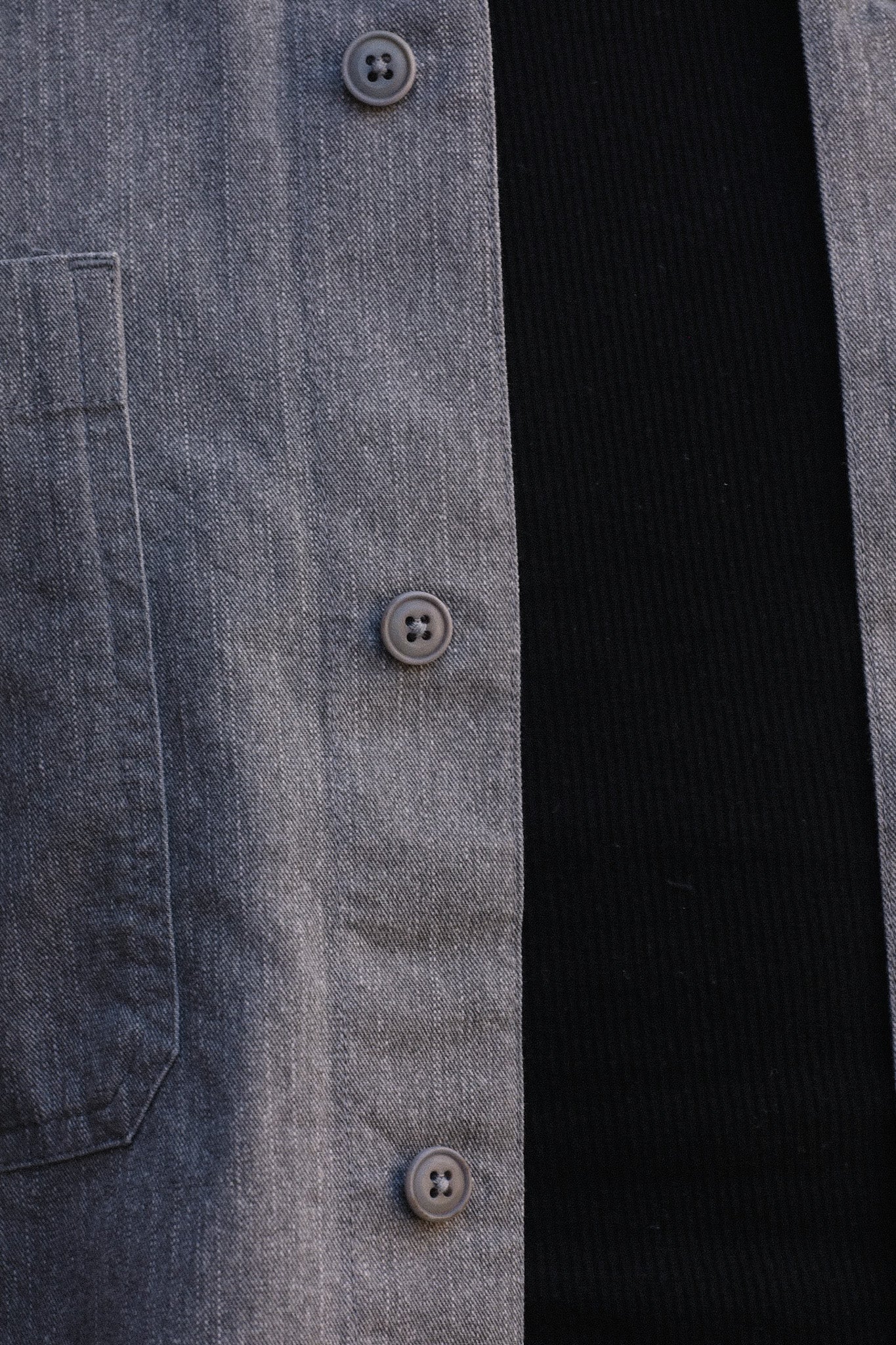 Short Sleeve Workshirt- Charcoal