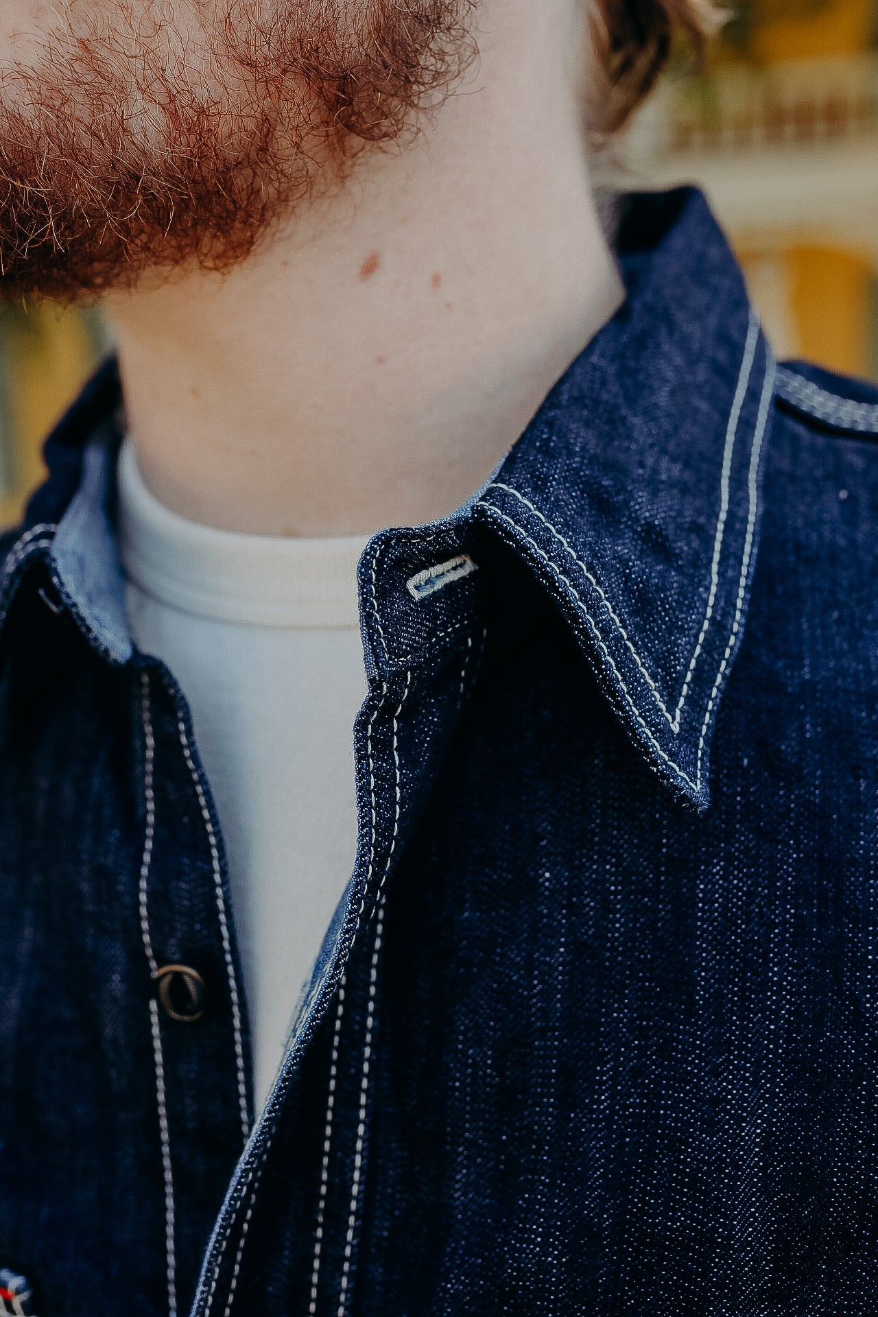 10oz Denim Work Shirt FN-SDK-301L – Iron Shop Provisions