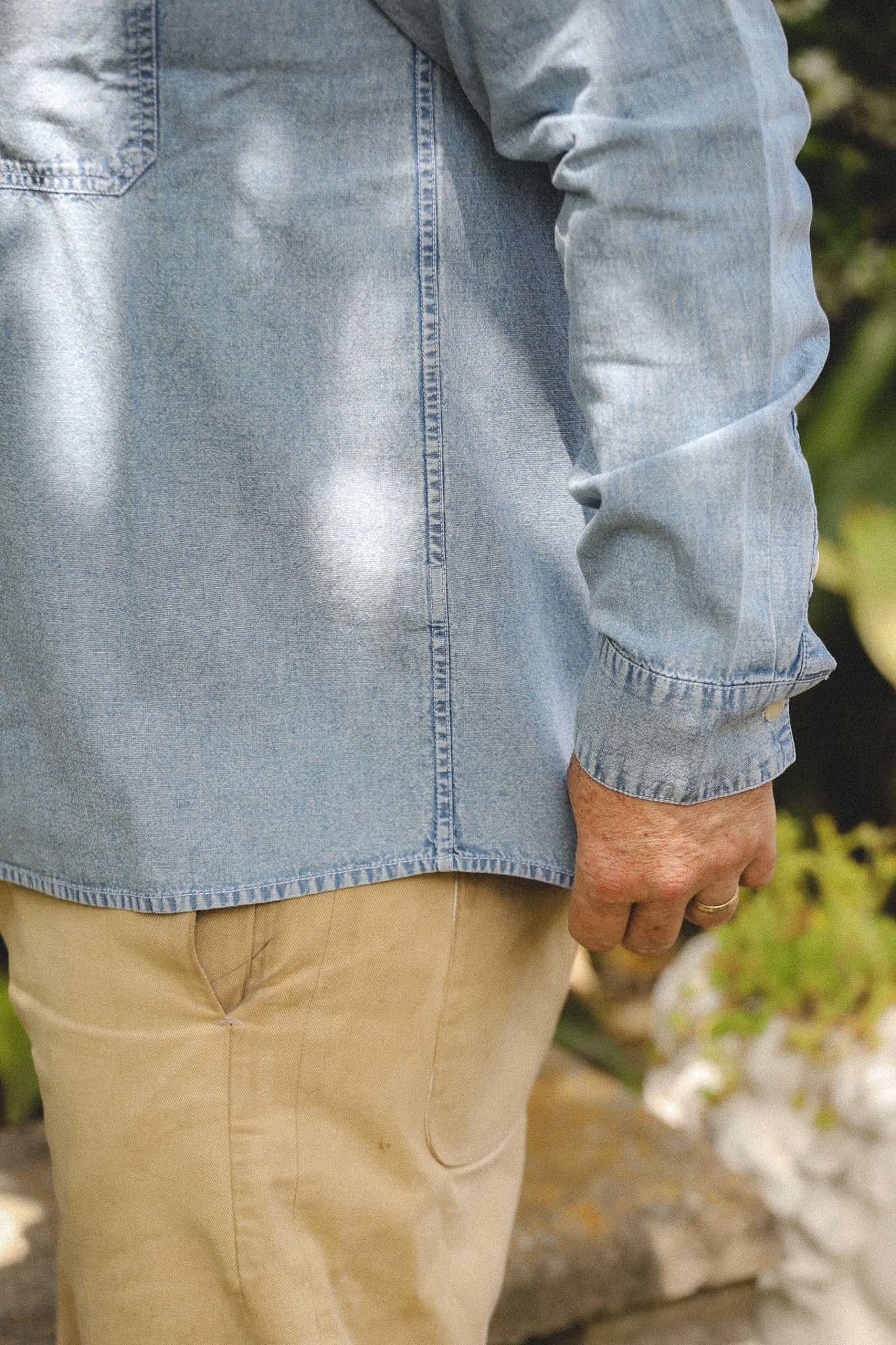 3sixteen Utility Chambray Shirt- Washed Indigo – Iron Shop Provisions