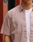Short Sleeve Workshirt- Blush