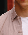 Short Sleeve Workshirt- Blush
