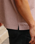 Short Sleeve Workshirt- Blush